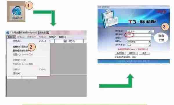 财务们看过来，用友畅捷通T3年结流程