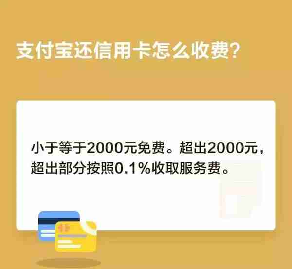 官宣！支付宝还信用卡超2000元将收费！省钱攻略在这里→