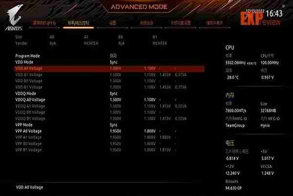 如何榨取更多DDR5内存性能：DDR5超频BIOS简单教程