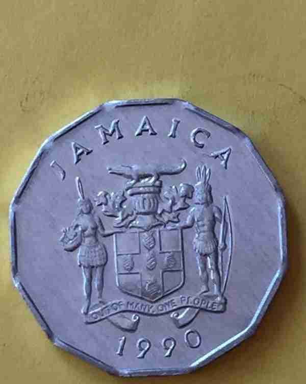 牙买加1990年1分硬币Jamaica 1cent coin