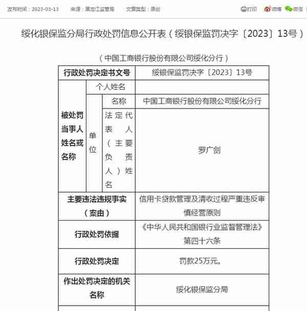 工行一女员工冒名办多张信用卡透支获刑 “前夫哥”差点成了受害人