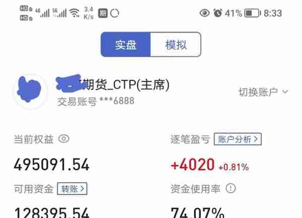 股指实盘第44个交易日