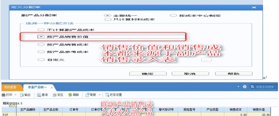 【用友软件】成本管理-联副产品核算