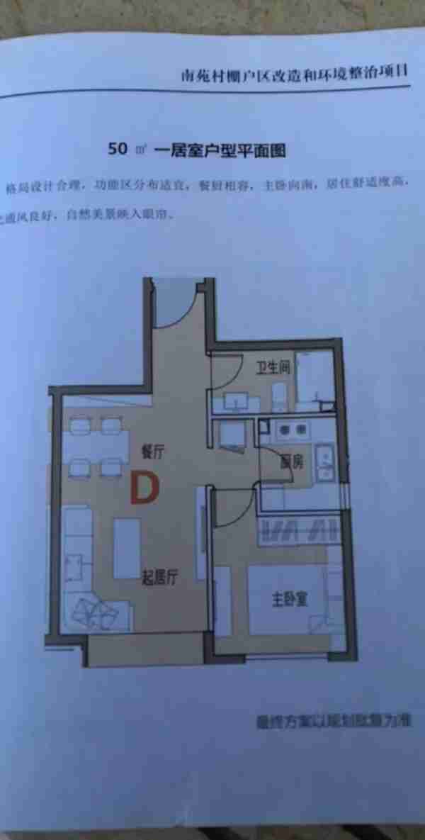 丰台区：《南苑村回迁房》户型图