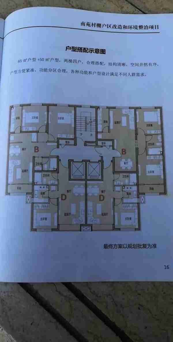 丰台区：《南苑村回迁房》户型图