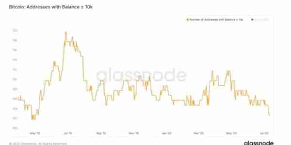 比特币巨鲸地址减少会引发行情大跌吗？