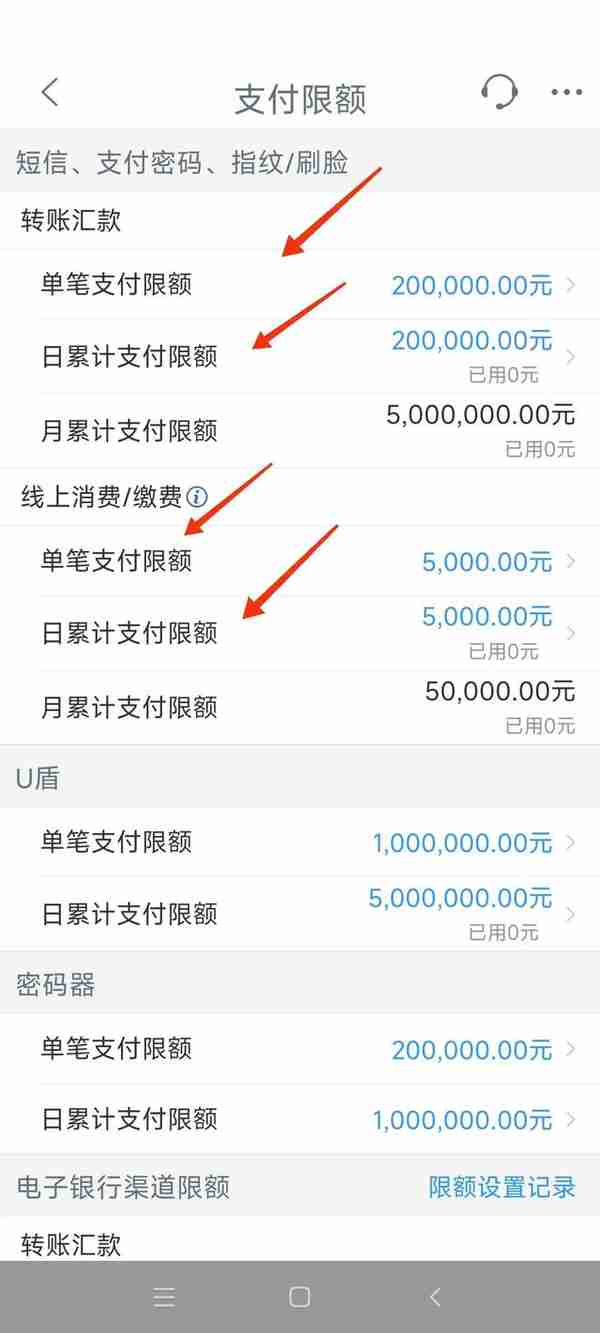 银行卡限额不用愁，通过电子银行可以足不出户，调整限额。