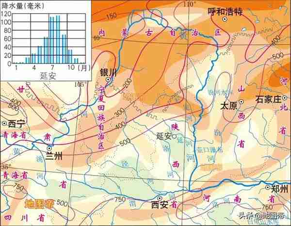 我家住在黄土高坡，黄土高原有多大多高？