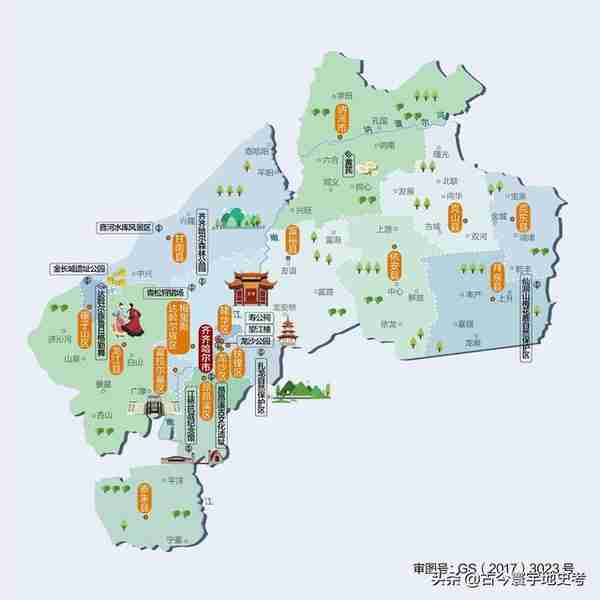 黑龙江省各市（地区）、县地图