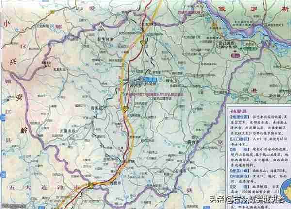 黑龙江省各市（地区）、县地图