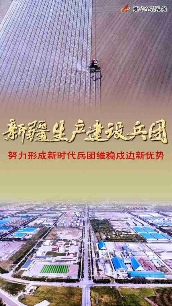 奋进新征程 建功新时代·非凡十年｜新疆生产建设兵团：努力形成新时代兵团维稳戍边新优势